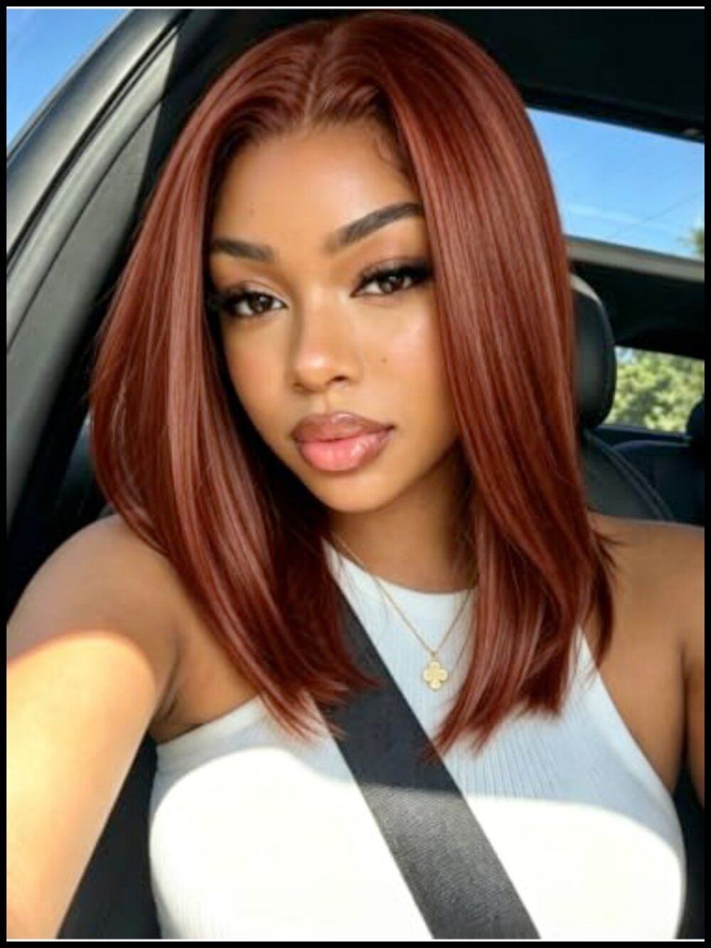 Glueless Yaki Straight Bob Wig Human Hair Precut Lace Front Beginner Friendly